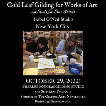 gold leaf for fine artists classes