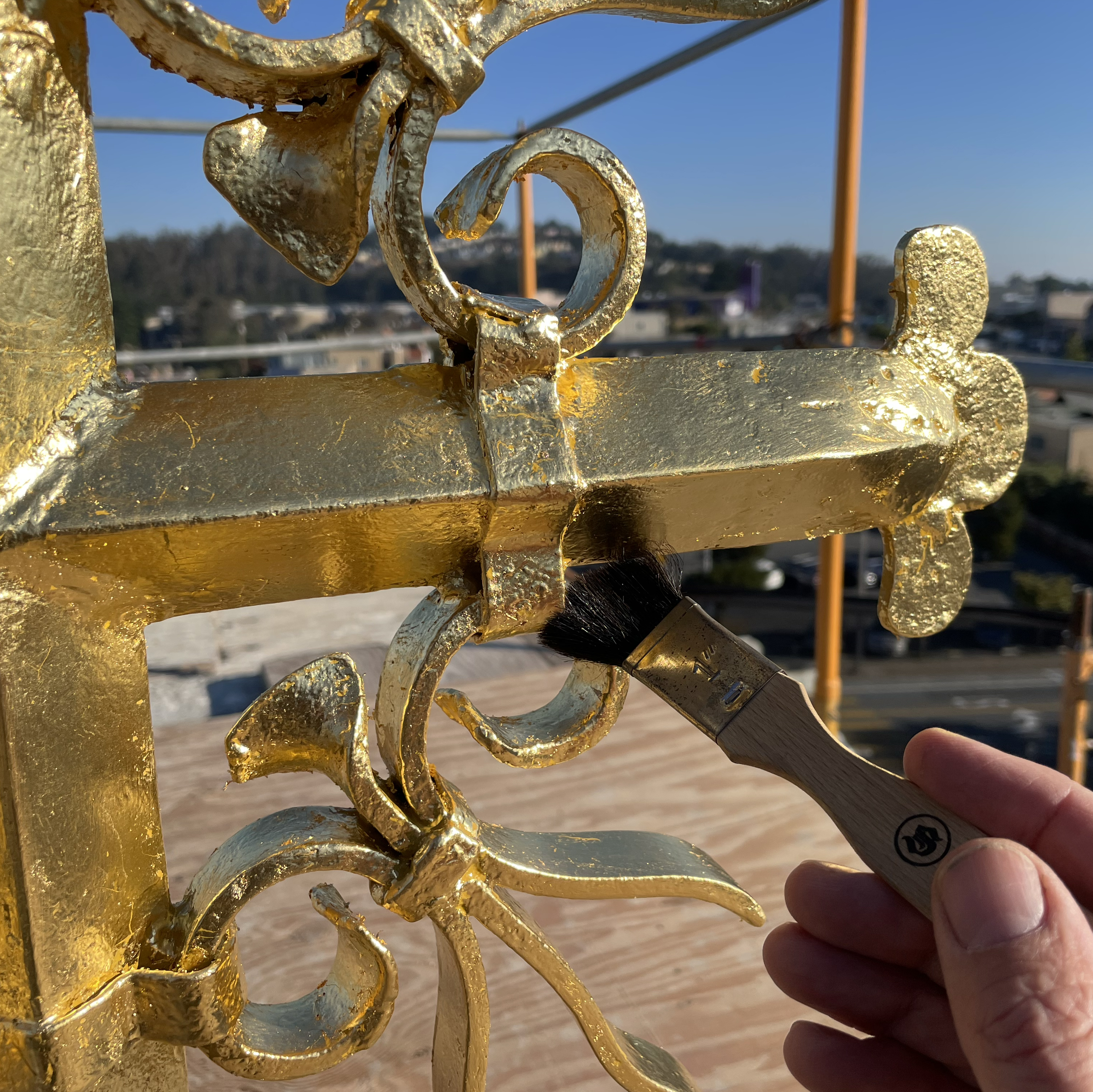 Exterior Gold Leaf Gilding