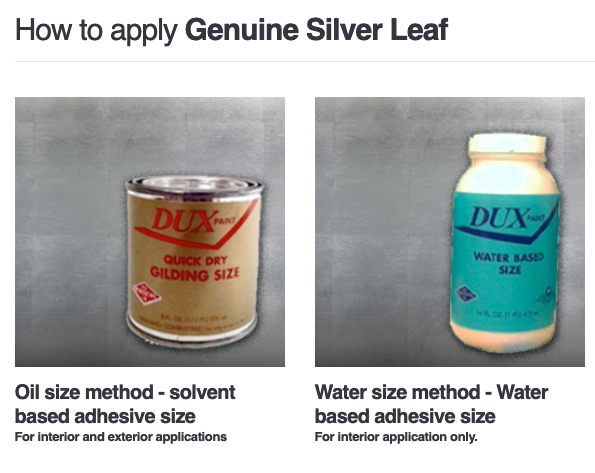 Dux Quick-Dry Gold Leaf Size/Adhesive - Easy Leaf Products - Gilding