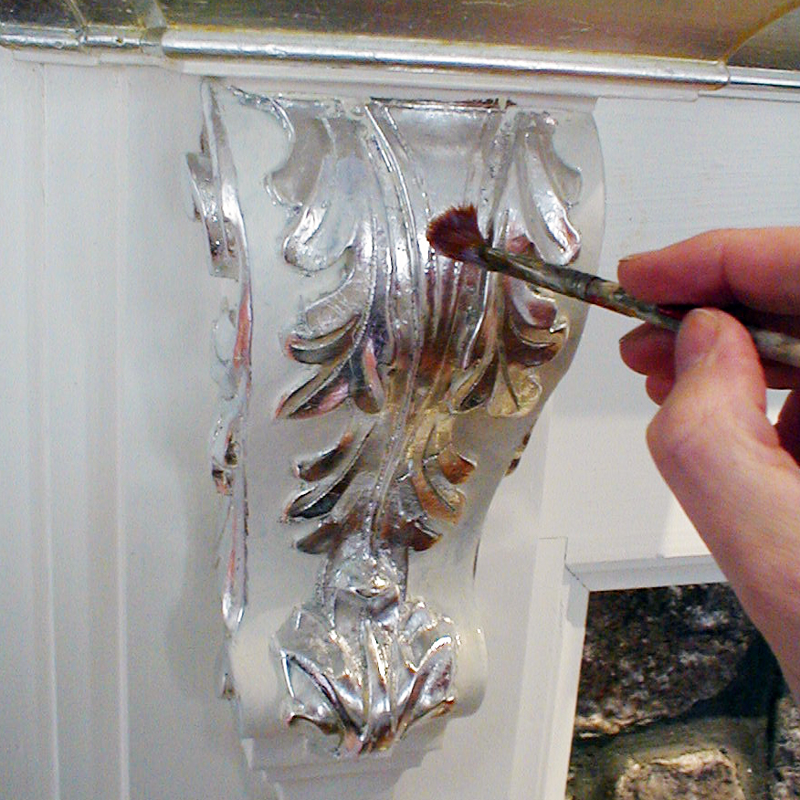 How to use aluminum leaf