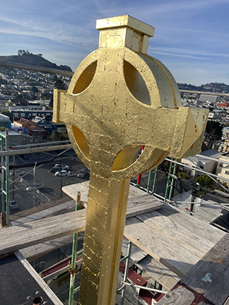 exterior gold leafing
