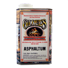 Gilders asphaltum varnish glaze