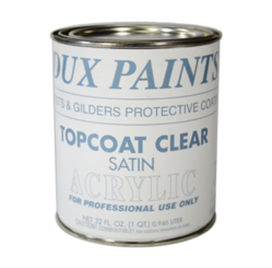 Dux Acrylic top coat sealer for imitation gold and imitation Silver leaf
