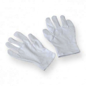 Cotton gloves for gold leafing
