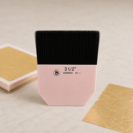 Gilding brushes and tools