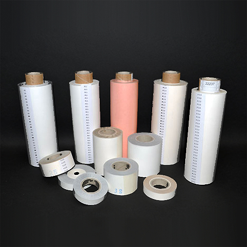 Ribbon and leaf on rolls