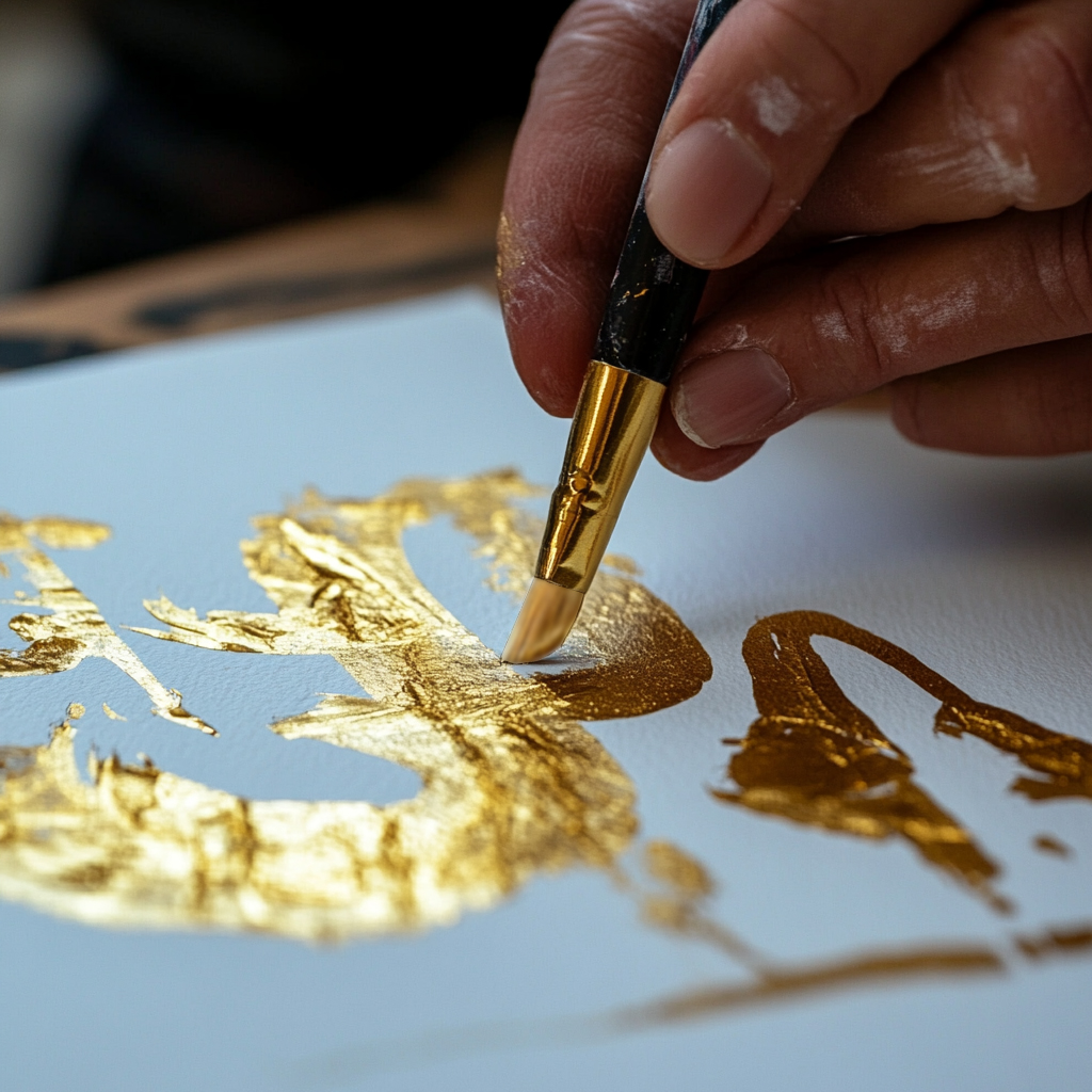 Instacoll mirror shine gold leaf adhesive