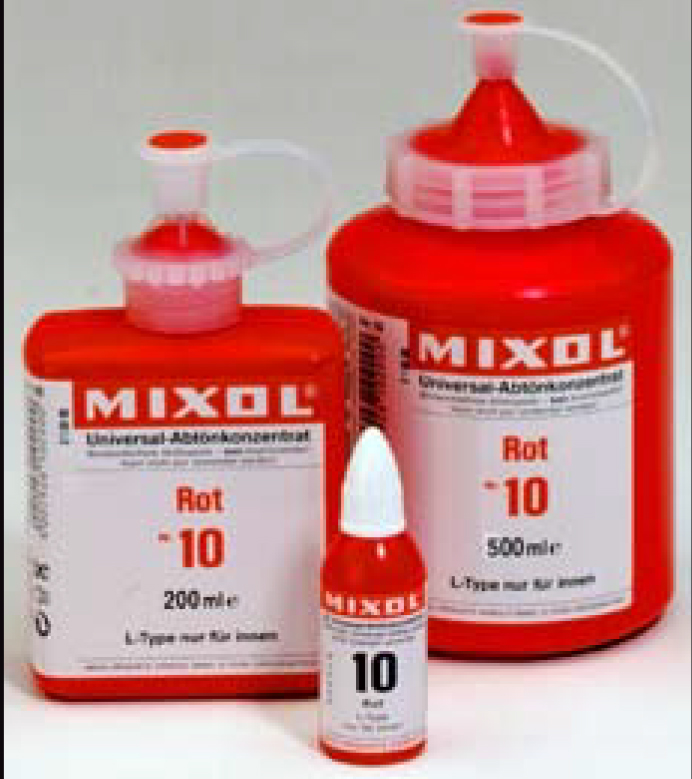 mixol tinters for paint and concrete