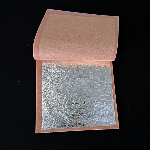 Genuine silver leaf
