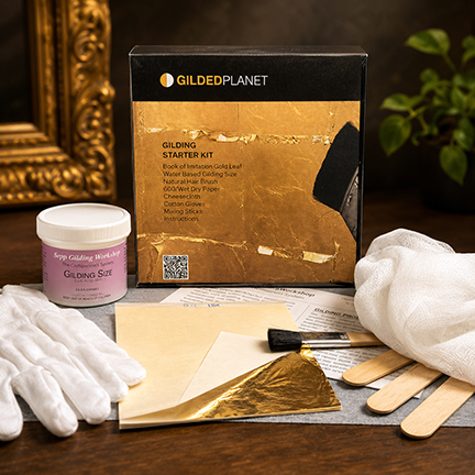 How to use imitation gold leaf