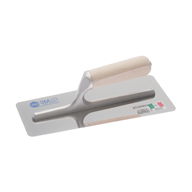 Steel trowels for applying decorative plaster